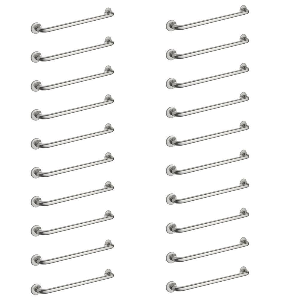 Alça de Apoio Inox 70cm Barra Kit 20 Unidades Acessibilidade Idoso Gestante Banheiro Segurança Anti Queda Suporte Resistente