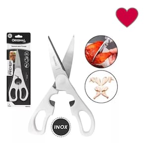 Tesoura para Frango Cortar Aves Carnes  e Frango Assado Inox - Cozinha - Trinchar Cortar Frango Carne - Premium - PANAMI