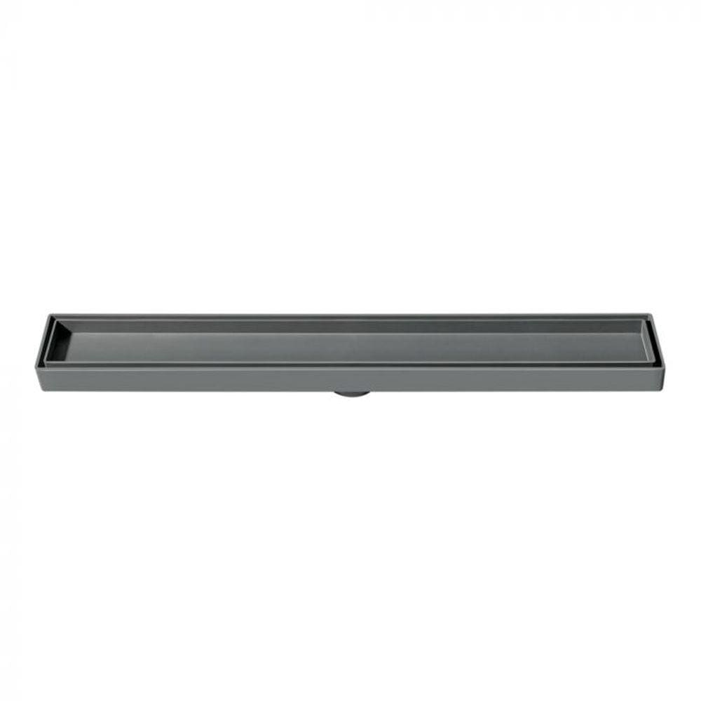 Ralo Seca Piso Invisível 5X50cm Oculto Porcelanato Cinza