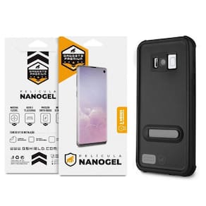 Kit Capa À Prova D`Água E Película De Nano Gel Dupla Para Samsung Galaxy S8 Plus - Gshield