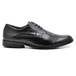 Sapato Social Masculino Couro Derby Cano Curto Confortável
