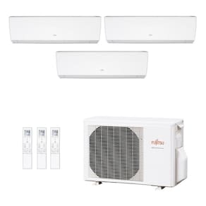 Ar-Condicionado Multi Split Inverter Fujitsu 18.000 (2x Evap HW 9.000 + 1x Evap HW 12.000) Quente/Frio 220V