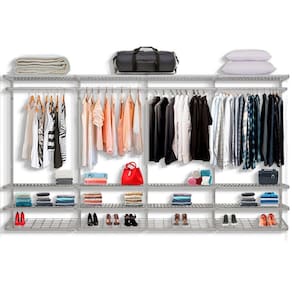 Guarda Roupa closet aramado sem portas CLR285 - 3,70m BR