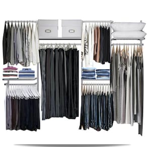 Closet arara aramado trilho parede super resistente moderno 2,80 BR