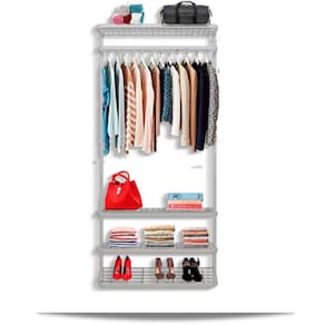 Guarda Roupa closet aramado sem portas CLR285 - 1,00m BR