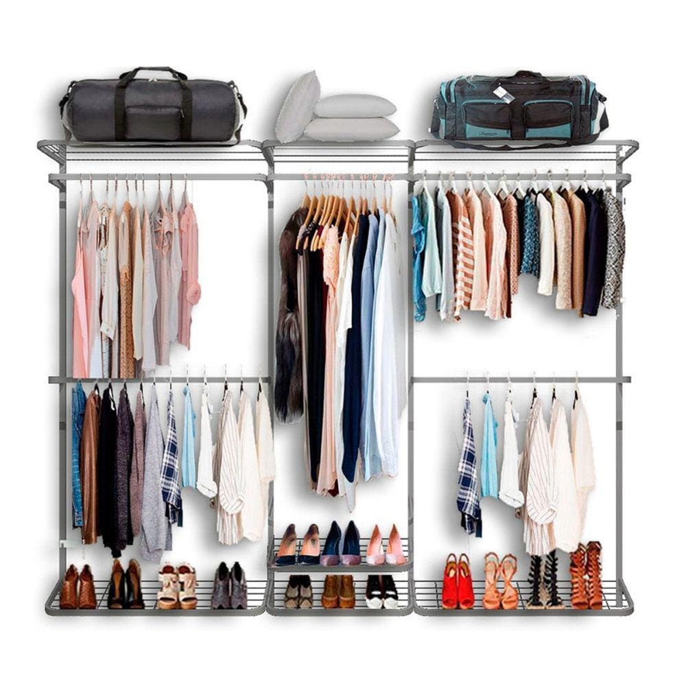 Arara Cabideiro Aramado Trilho Sapateira Maleiro 2,50m BR