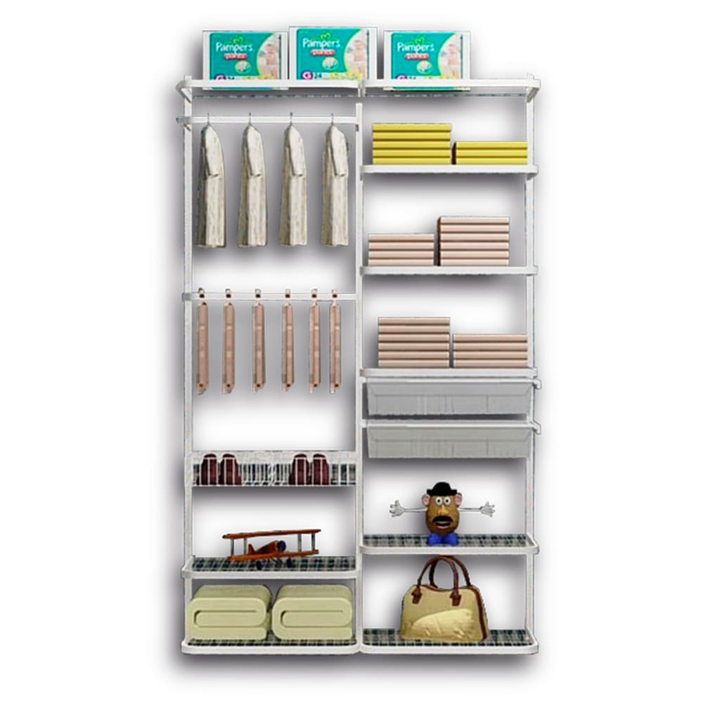 Estante Armário Closet Criança Brinquedo Prateleira BR