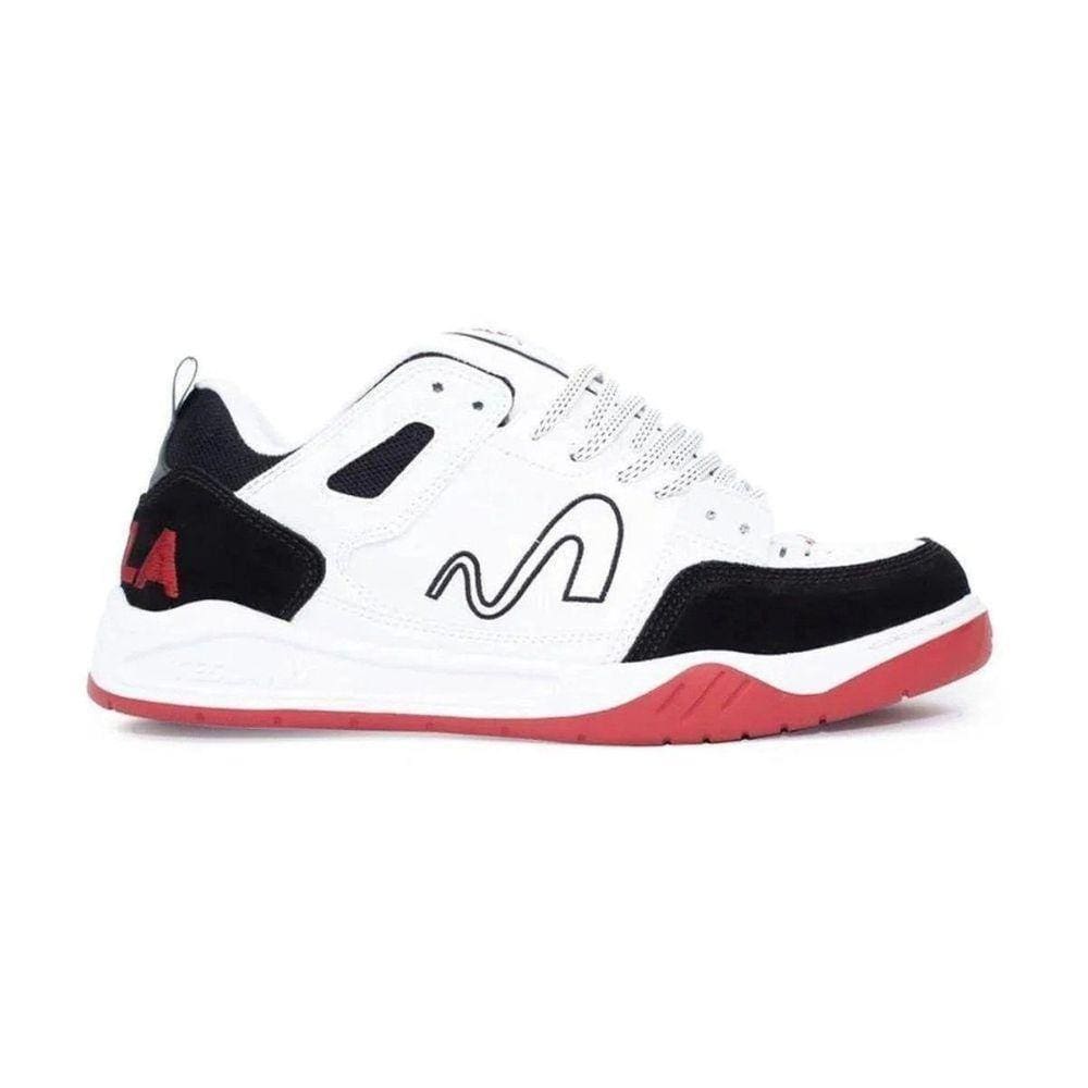 Tênis Tesla Nine Unissex - Branco/Vermelho/Preto