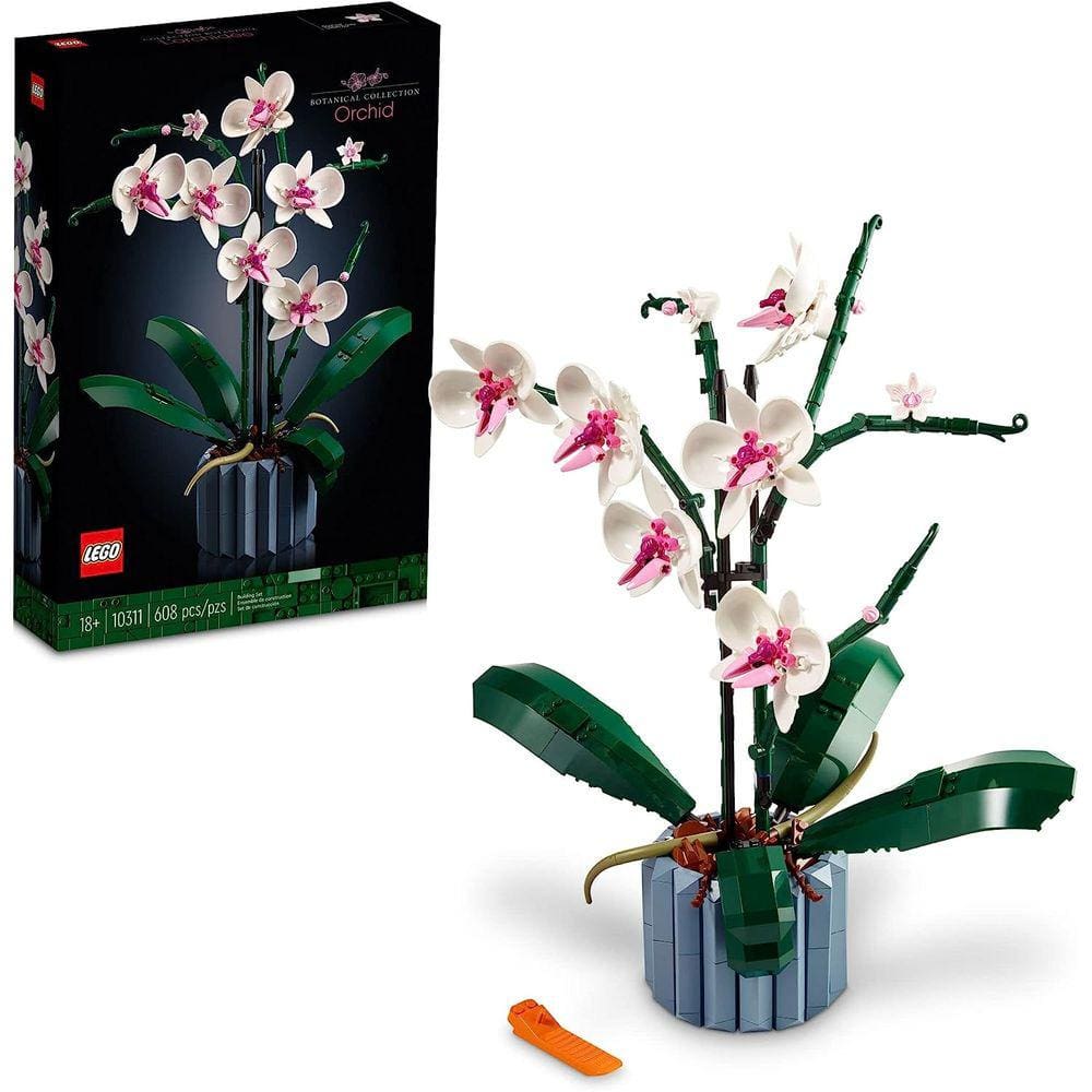 Blocos de montar - Botanical Collection Orchid - 608 pecas em caixa - 10311 M BRINQ