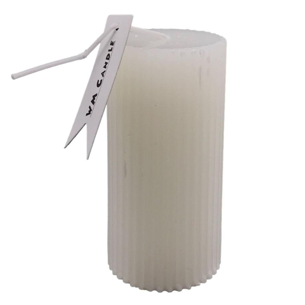 Vela Aromatizante Cilíndrica Torre Aromaterapia 10cm