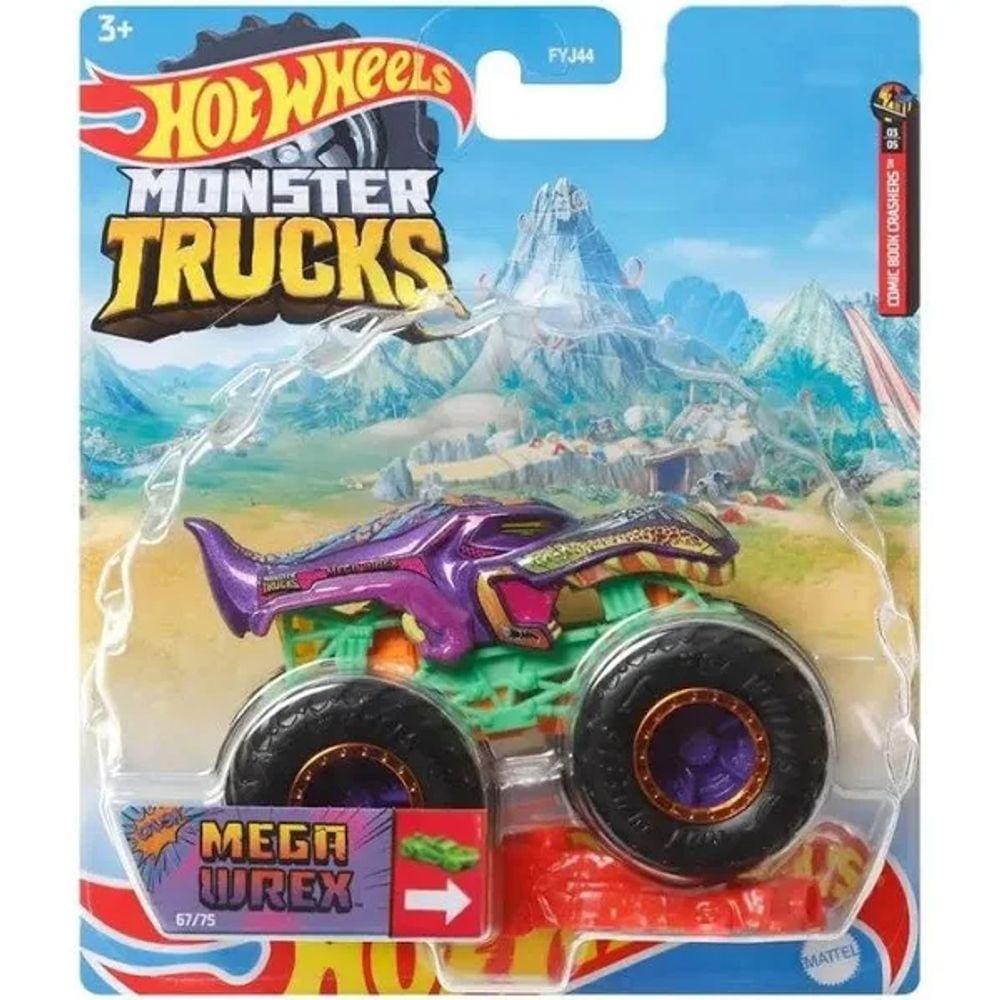 Pista Hot Wheels Monster Trucks Batalha Do Tubarão Mecha FYK14- Mattel