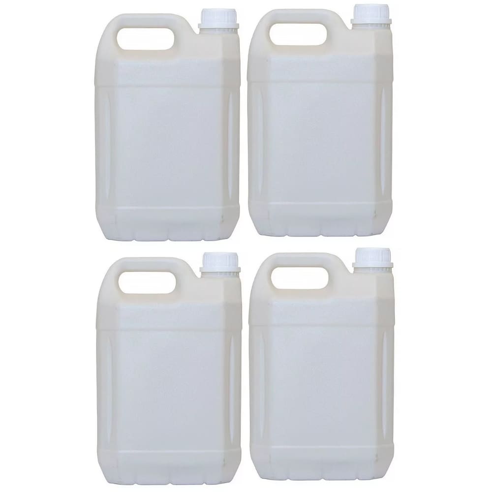 Kit 04 Galão Embalagem frasco Plástico 5 Litros Vazio Produto Limpeza