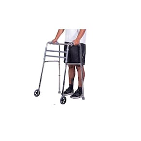 Andador De Aluminio Mercur Fixo Com Rodas