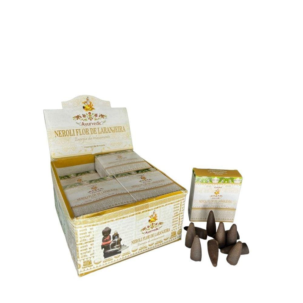 Incensos Cascata Goloka Flor de Laranjeira 120 unidades