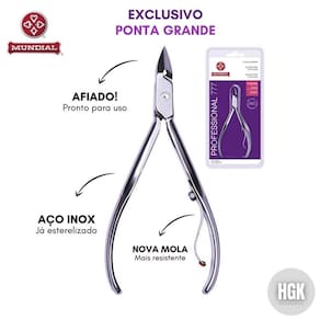 Alicate Cutícula 777 Profissional Inox Mundial