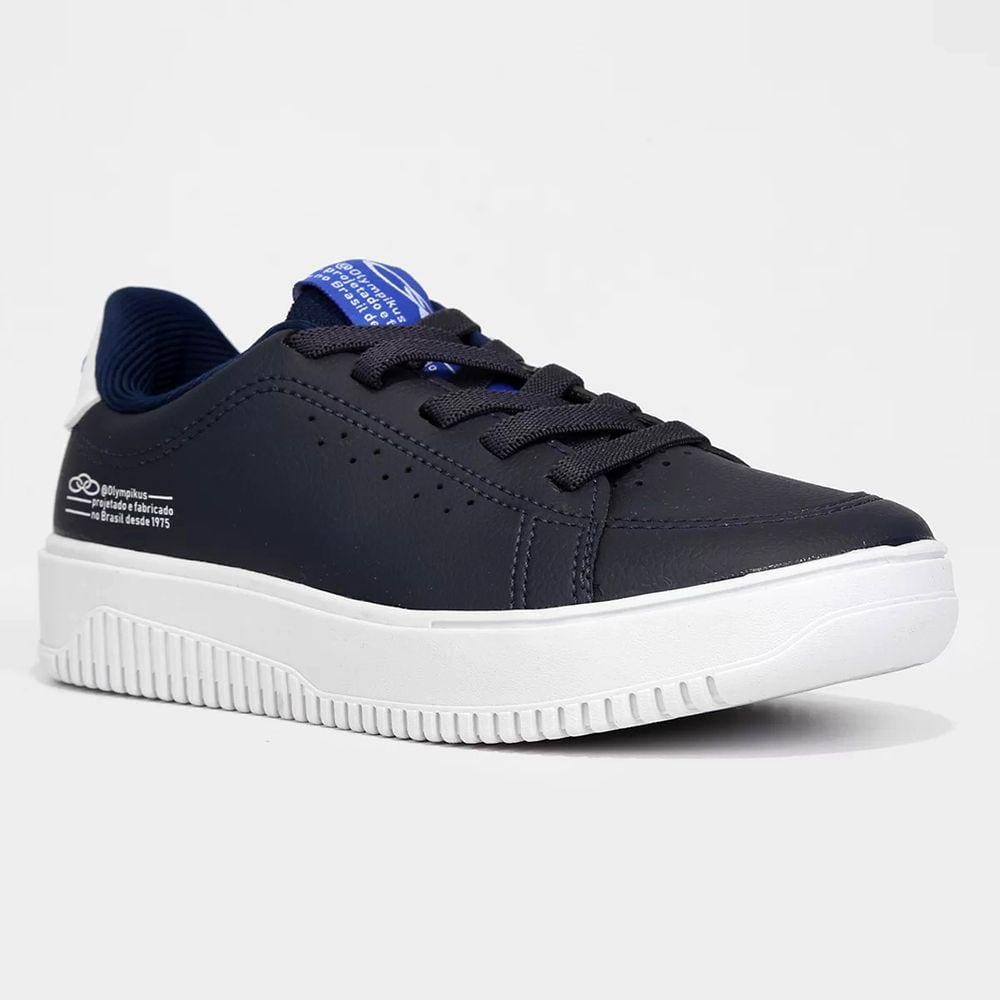 Tênis Infantil Olympikus Eros Infantil Masculino - Branco e Azul