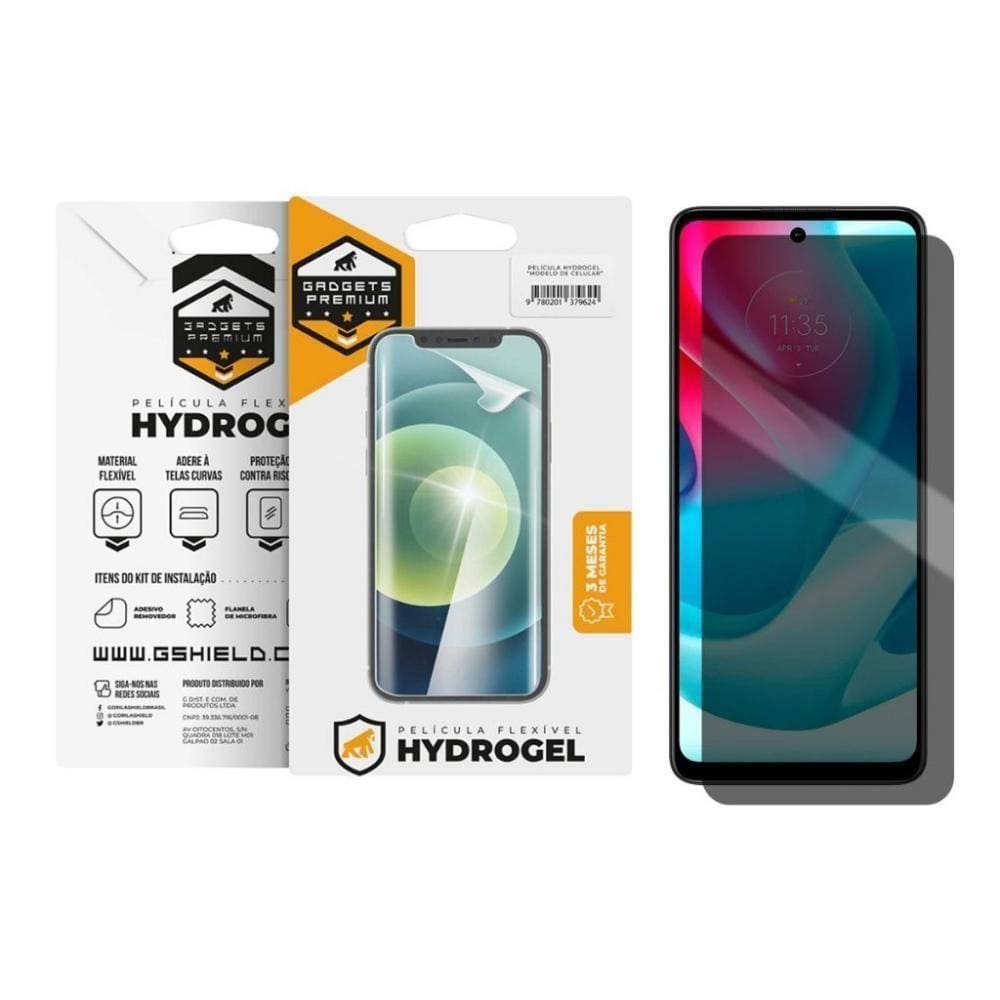 Película Privacidade Hydrogel Para Motorola Moto G60S - Gshield