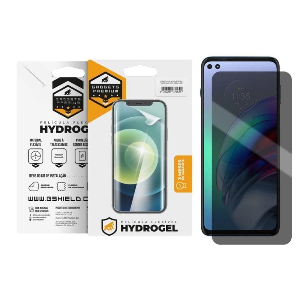 Película Privacidade Hydrogel Para Motorola Moto G100 - Gshield