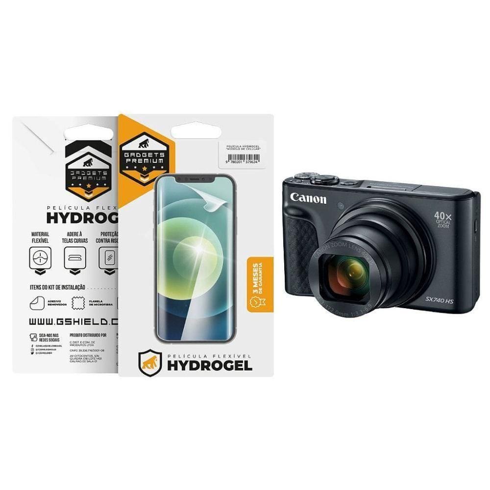 Película Para Canon Powershot Sx740 Hs - Hydrogel Hd - Gshield