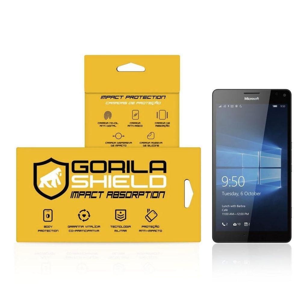 Película De Vidro Dupla Para Microsoft 950 - Gorila Shield