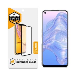 Película Defender Glass Para Realme 7 - Preta - Gshield