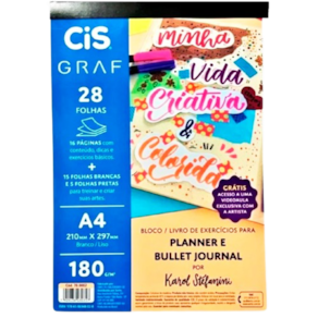 Bloco exercícios Planner Bullet Journal Karol Stefanini CIS