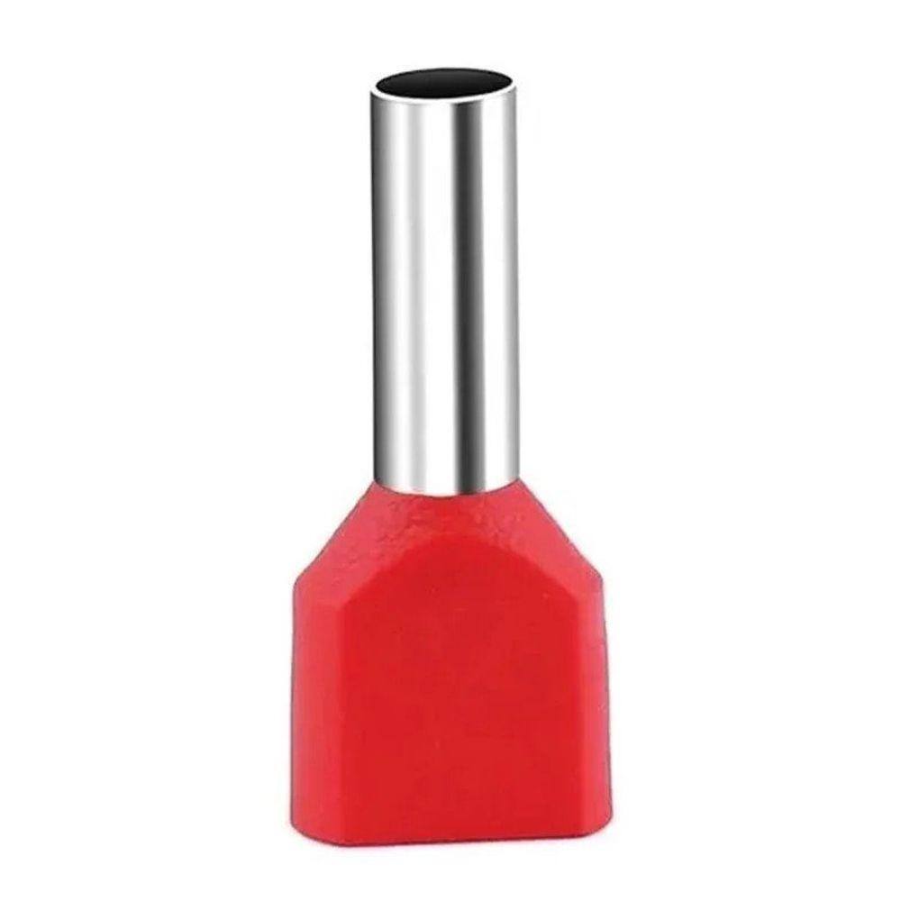 Terminal Pré-Isolado Pino Tubular Duplo