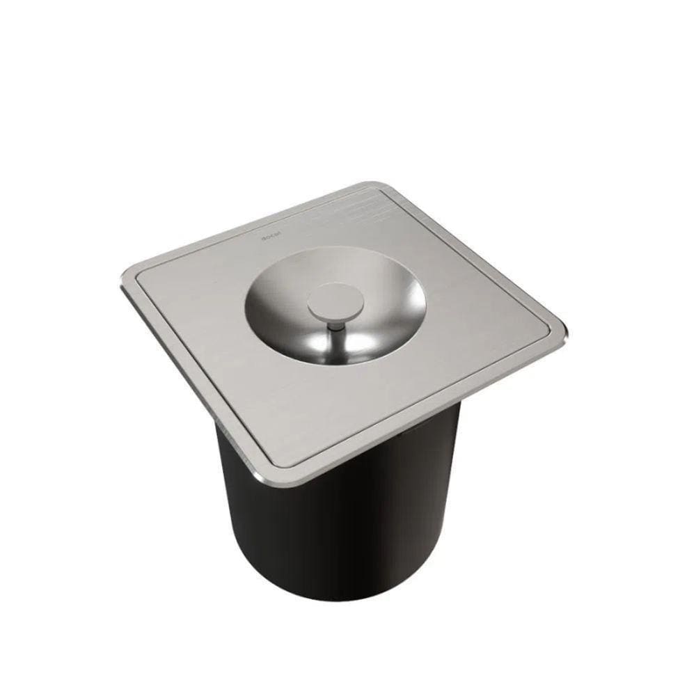 Lixeira De Embutir Quadrada 6l Docol