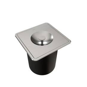 Lixeira De Embutir Quadrada 6l Docol