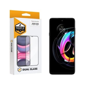 Película Dual Glass Para Motorola Moto Edge 20 Pro - Preto - Gshield