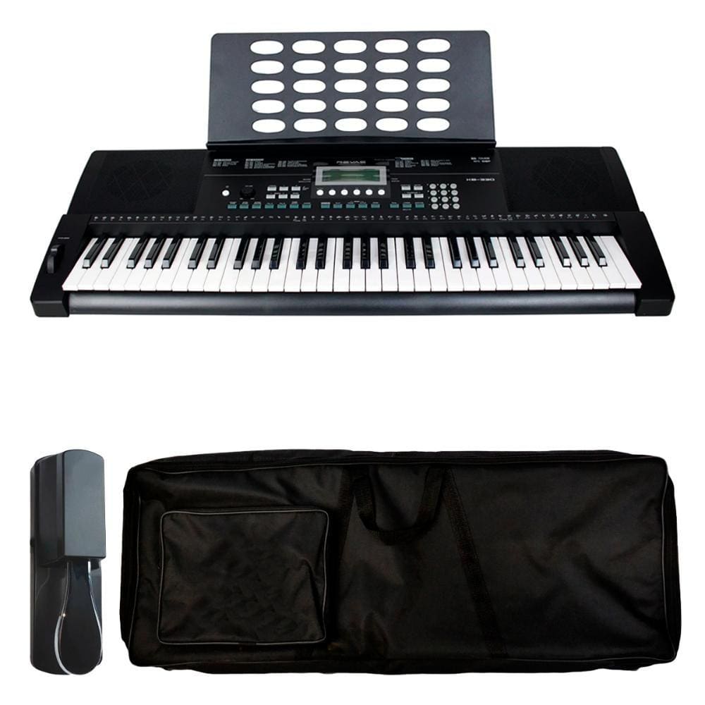 Kit Teclado Roland Revas KB-330 + Capa Estofada + Pedal Sustain Grande
