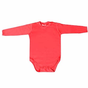 Body Manga Longa Mini Mix GBaby Cor Vermelho - G