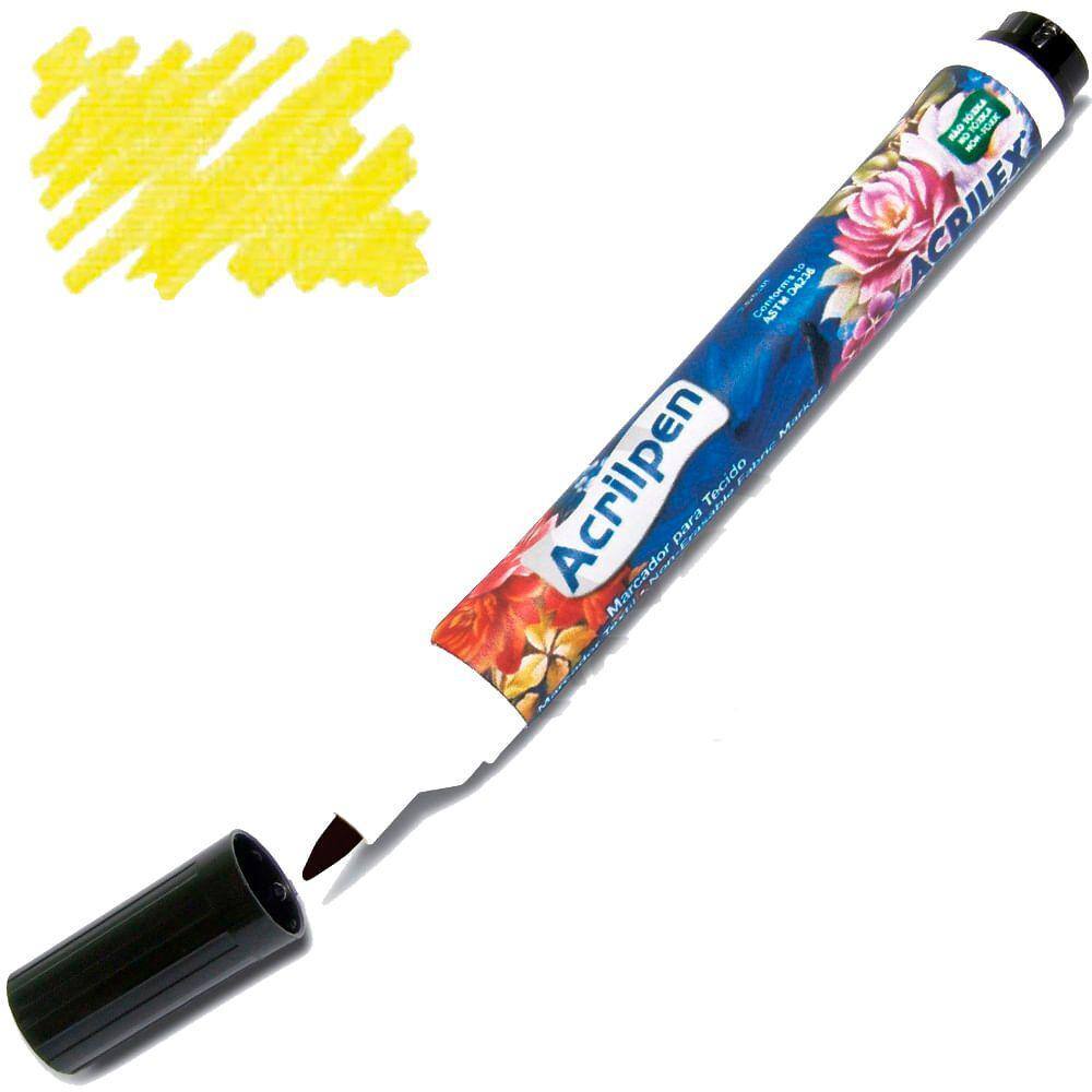 Caneta Acrilpen 04412 505-amarelo