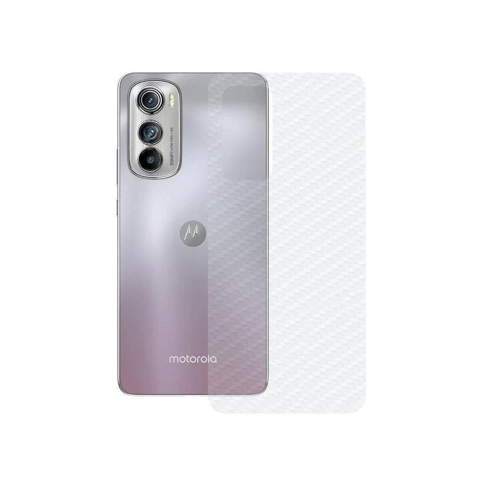 Película Para Motorola Moto E32 - Traseira De Fibra De Carbono - Gshield
