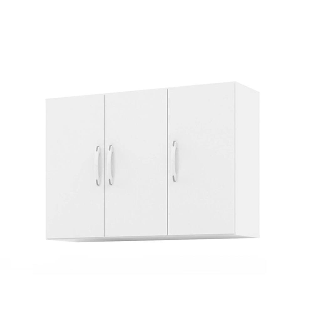 Armário 3 Portas Branco - Ej Móveis
