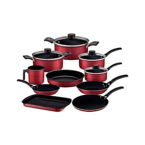 Jogo de Panelas Tramontina Turim 20297964 Vermelho