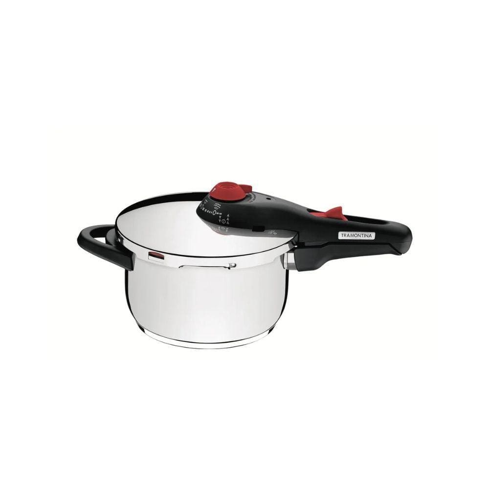 Panela de Pressão Tramontina Solar 4,5 L Fundo Triplo Inox