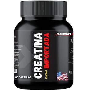 Creatina Importada 1500mg 60 Cáps Massa Muscular Força Ganha