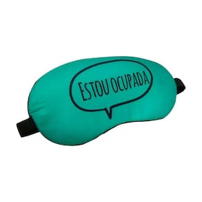 Mascara Tapa Olhos Descanso Dormir Algodão Gel Frio e Quente - Térmica Termo Gel Viagem Dormir - Verde ocupada - PANAMI