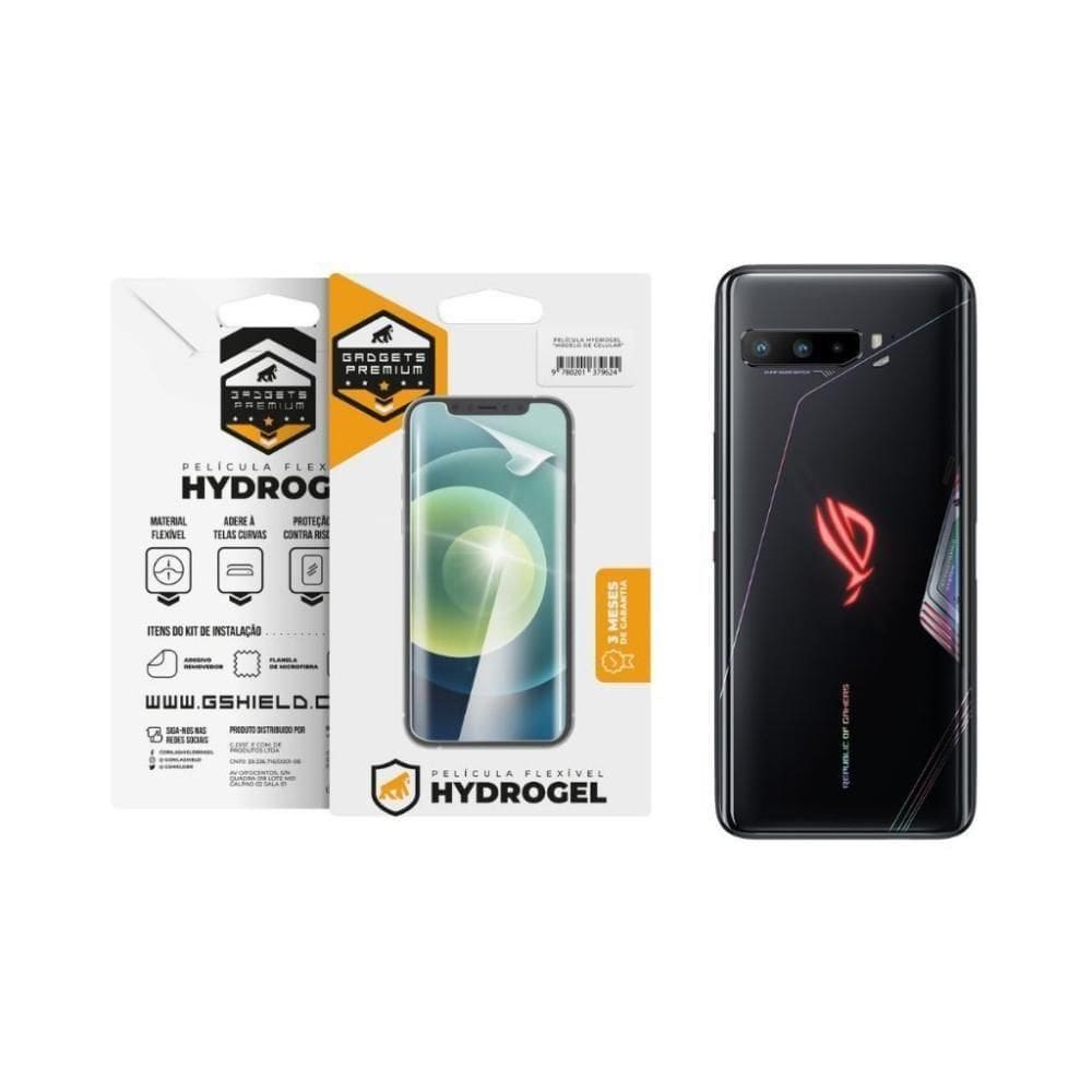 Película Para Asus Rog Phone 3 - Traseira Hydrogel Hd- Gshield