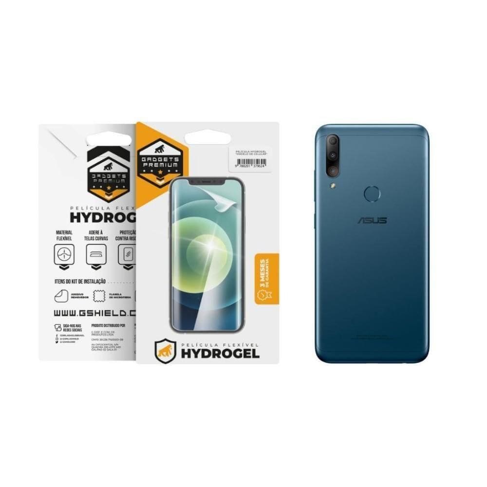 Película Para Asus Zenfone Max Shot - Traseira Hydrogel Hd- Gshield