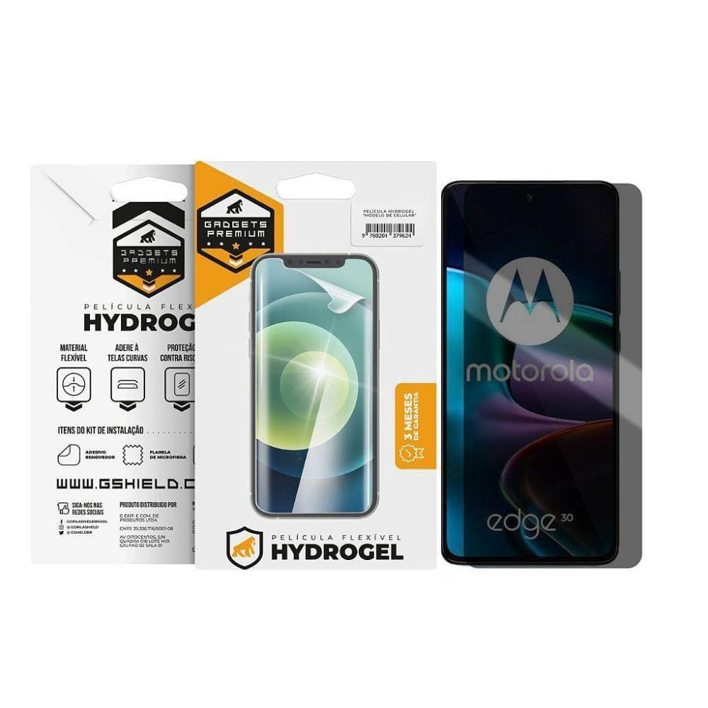Película Para Motorola Edge 30 5G - Privacidade Hydrogel - Gshield