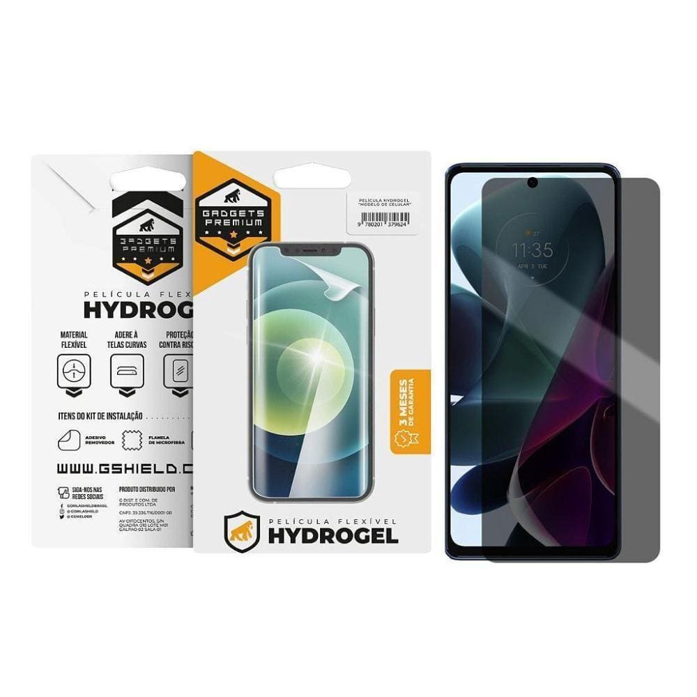 Película Para Motorola Moto G200 - Privacidade Hydrogel - Gshield