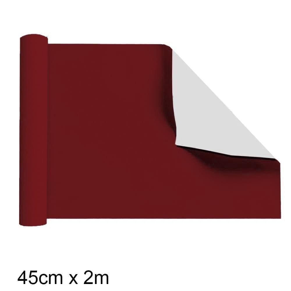 Plástico Adesivo Bordô 2m x 45cm - GekkoFix