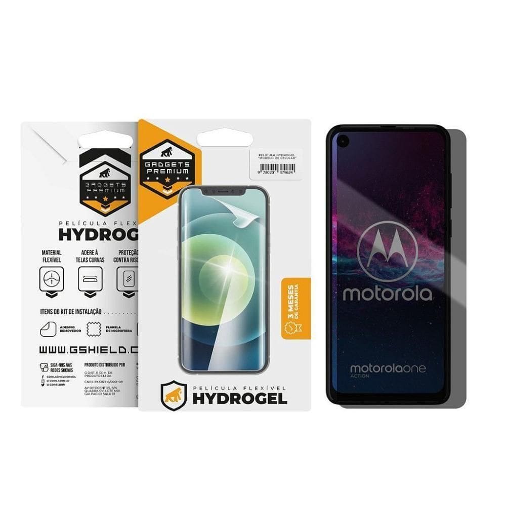 Película Para Motorola One Action - Privacidade Hydrogel - Gshield