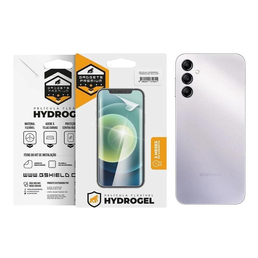 Película Para Samsung Galaxy A14 5G - Traseira Hydrogel Hd- Gshield