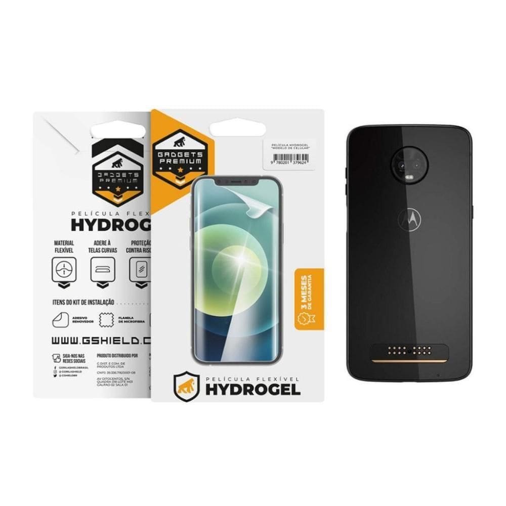 Película Traseira De Hydrogel Para Motorola Moto Z3 Play - Gshield