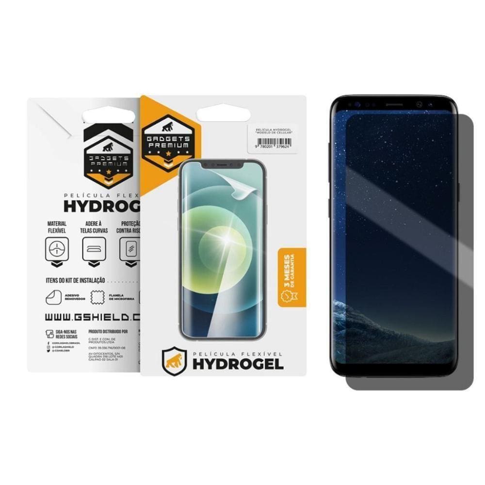 Película Privacidade Hydrogel Para Samsung Galaxy S8 - Gshield
