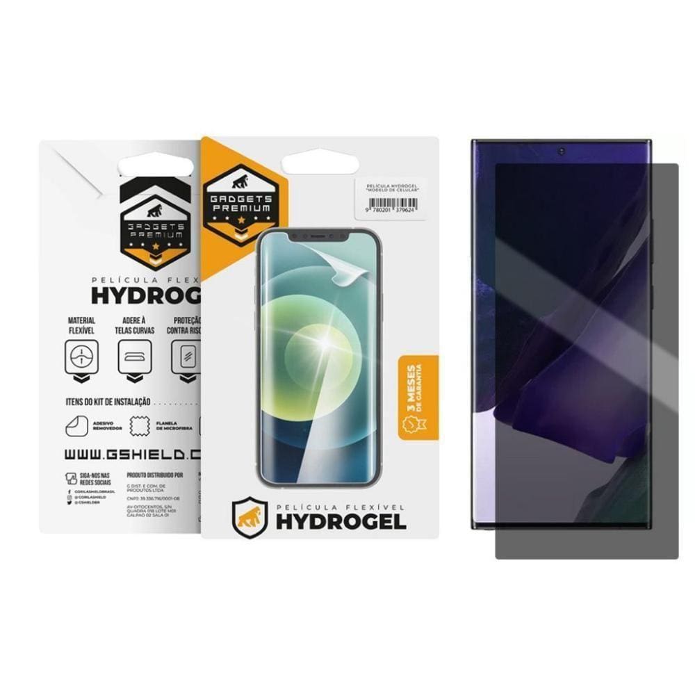 Película Privacidade Hydrogel Para Samsung Galaxy Note 20 Ultra - Gshield
