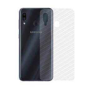 Película Traseira De Fibra De Carbono Transparente Para Samsung Galaxy A20 - Gorila Shield
